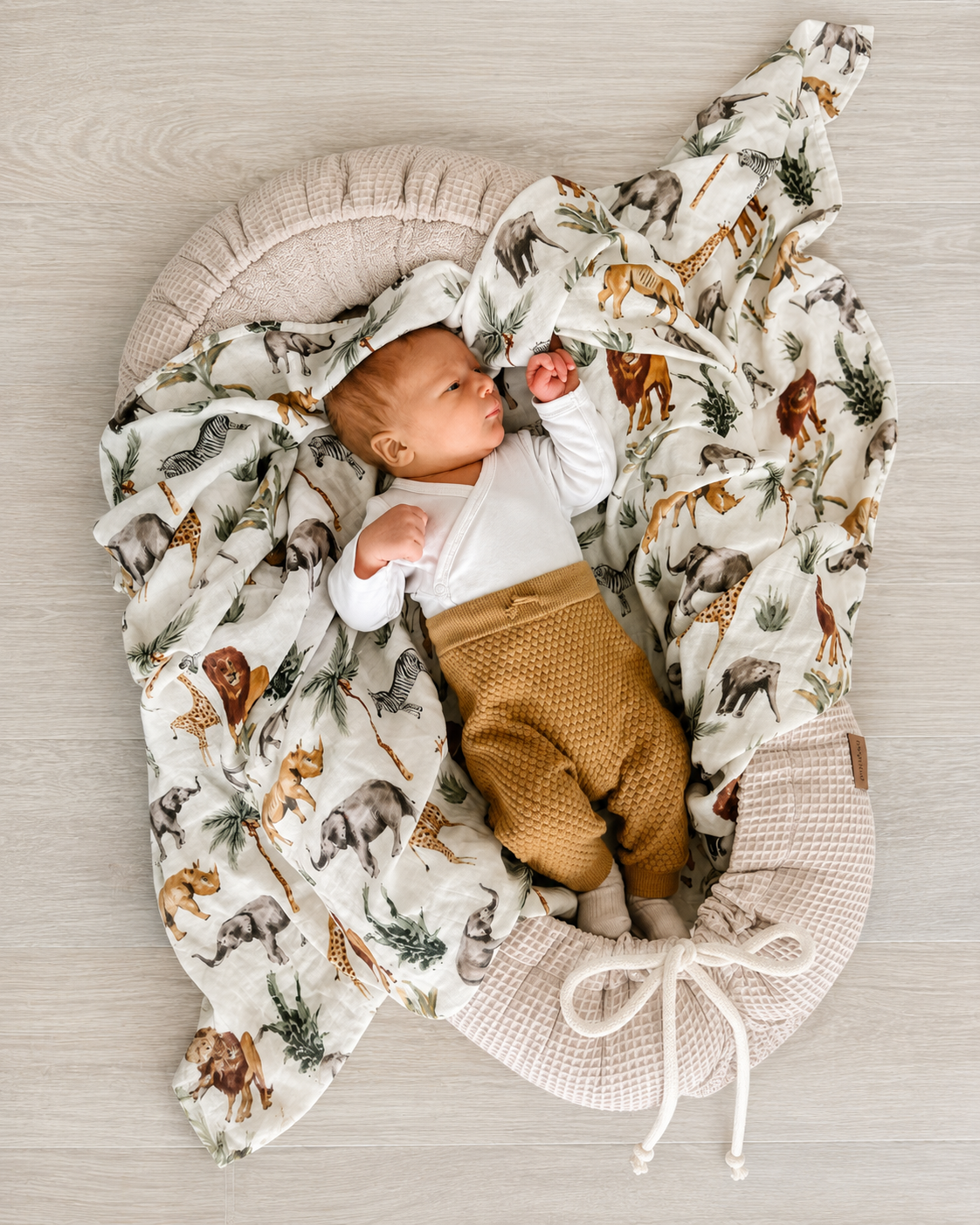 Baby Nestchen Waffelpiqué – Baby-Anmata