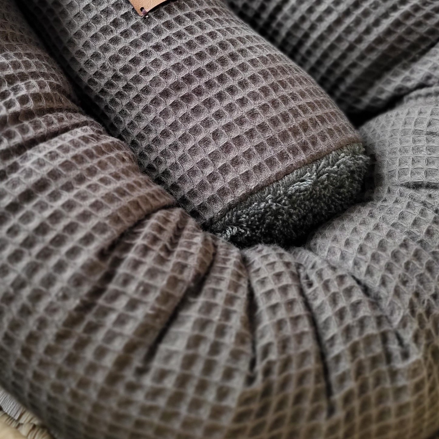 XXL Maxi Bettschlange Waffelpique