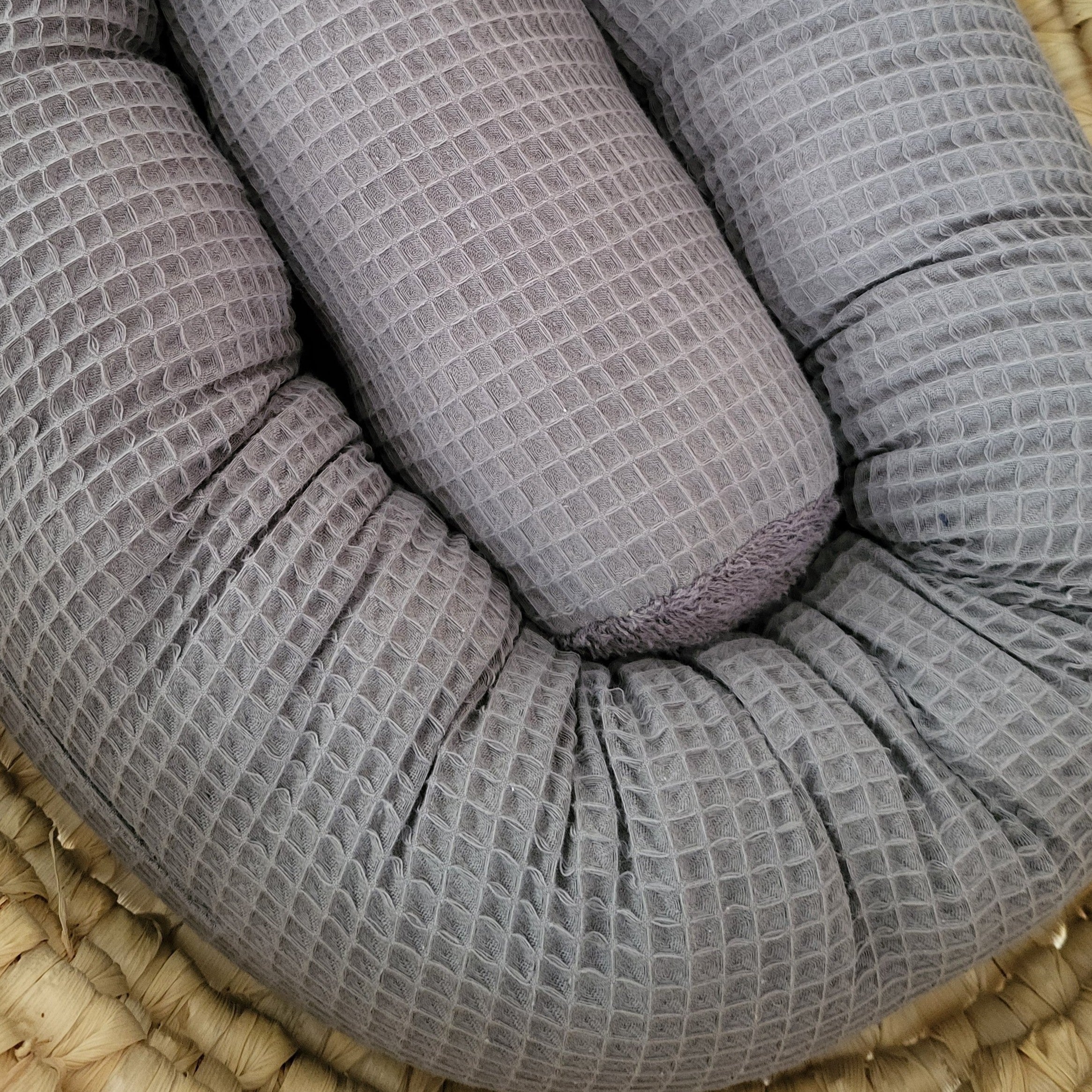 Bettschnecke / Bettschlange Waffelpique - Baby-Anmata