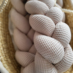 Geflochtene Bettschnecke / Bettschlange Waffelpique - Baby-Anmata