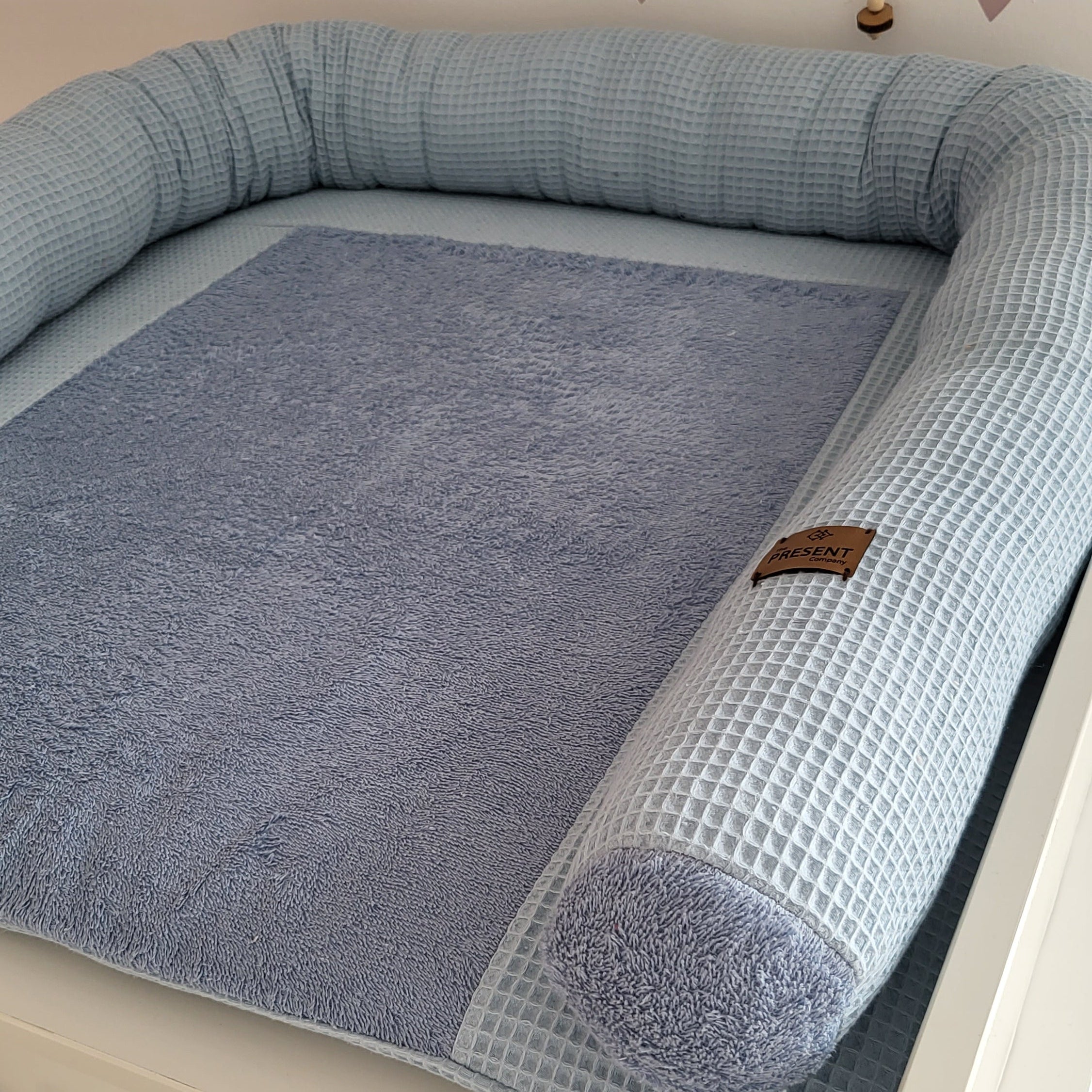 Wickeltischschlange für Wickelauflage Waffelpique - Baby-Anmata