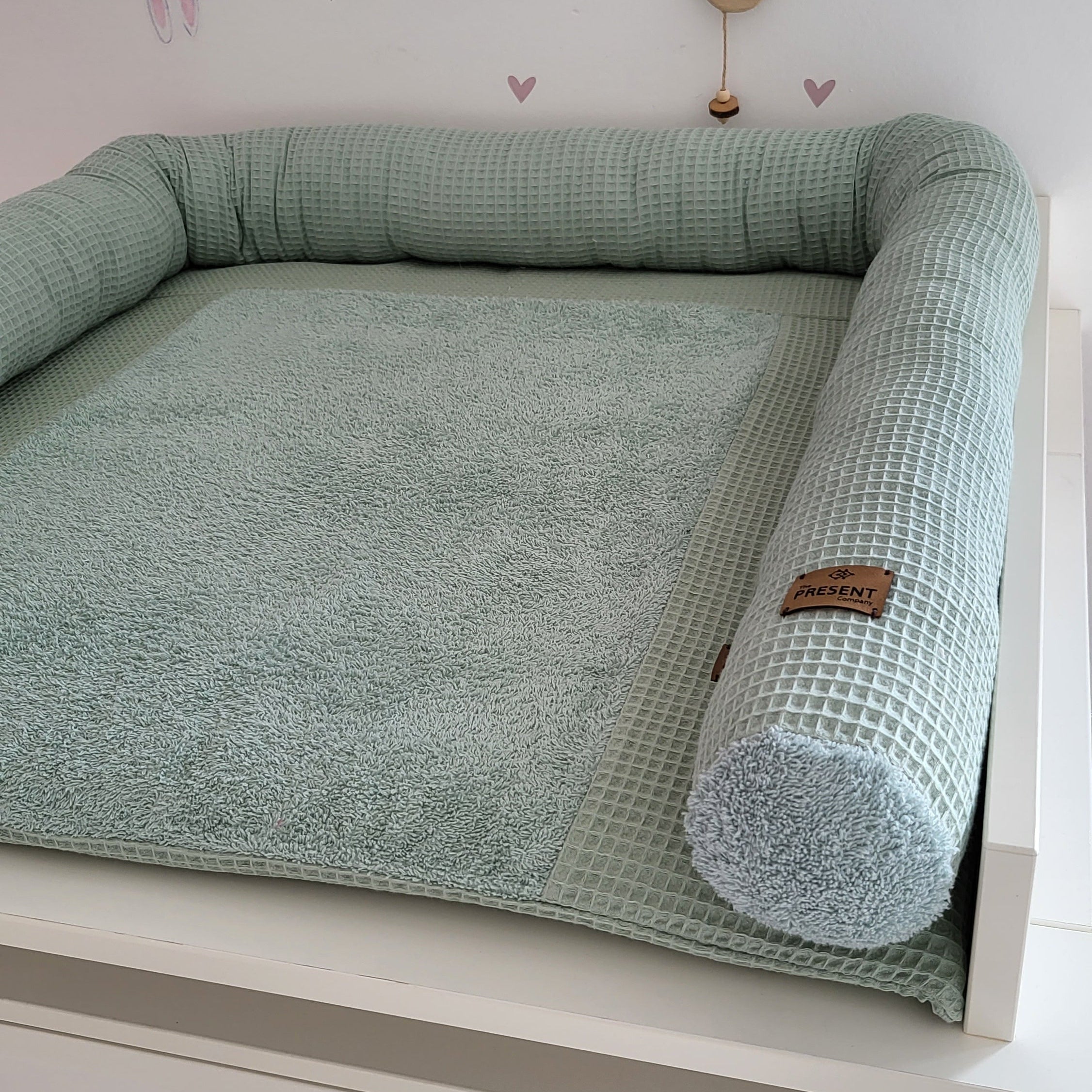 Wickeltischschlange für Wickelauflage Waffelpique - Baby-Anmata