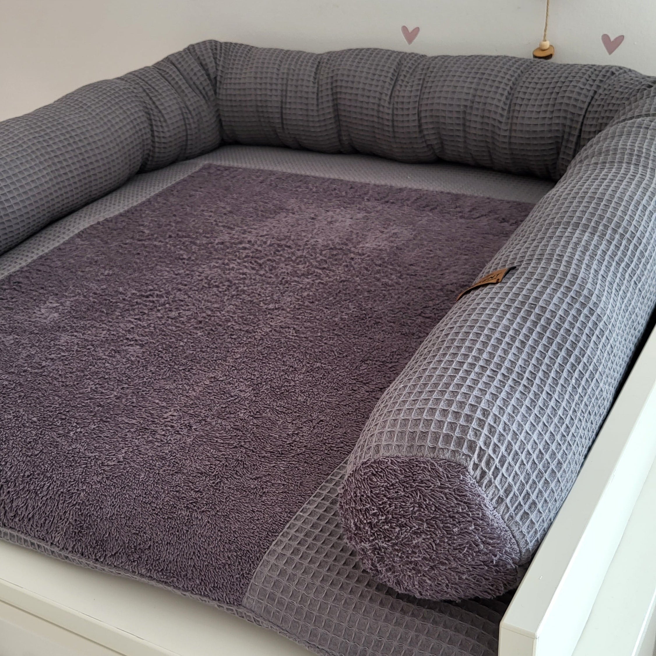 Wickeltischschlange für Wickelauflage Waffelpique - Baby-Anmata