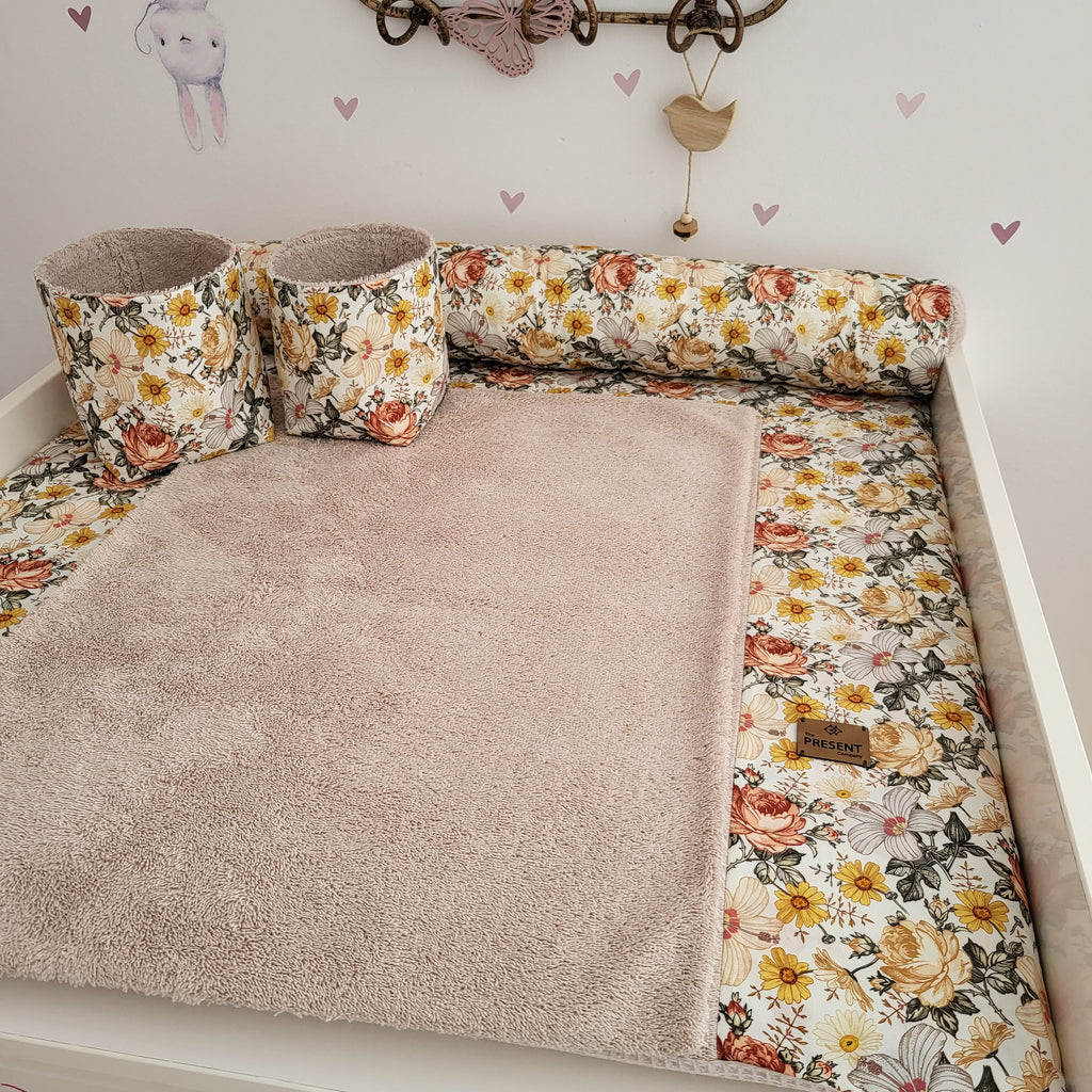 Wickeltischschlange Vintage für Wickelauflage - Baby-Anmata