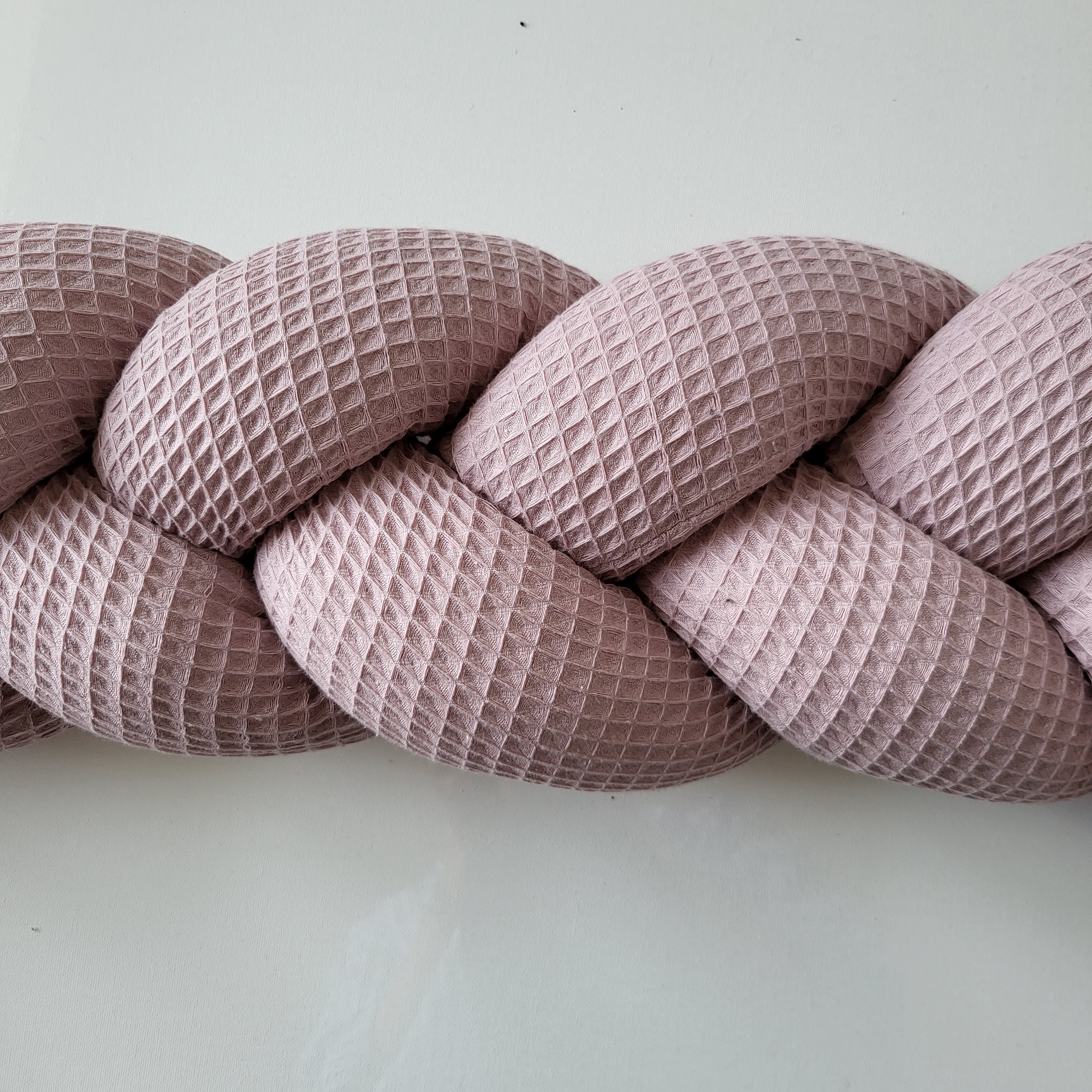 Geflochtene Bettschnecke / Bettschlange Waffelpique - Baby-Anmata