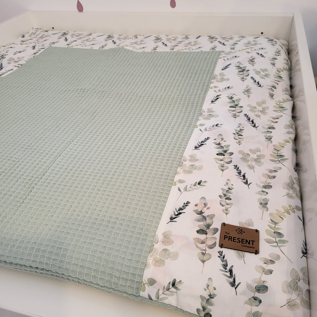 Wickelauflage mit abnehmbarem Bezug Eukalyptus - Baby-Anmata