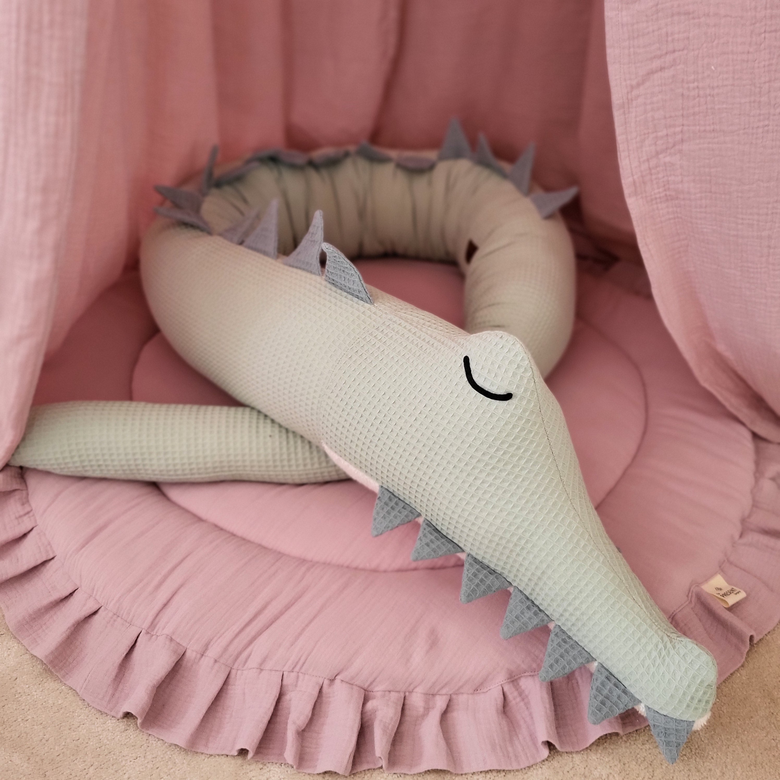 Krokodil Bettschnecke Bettschlange - Baby-Anmata