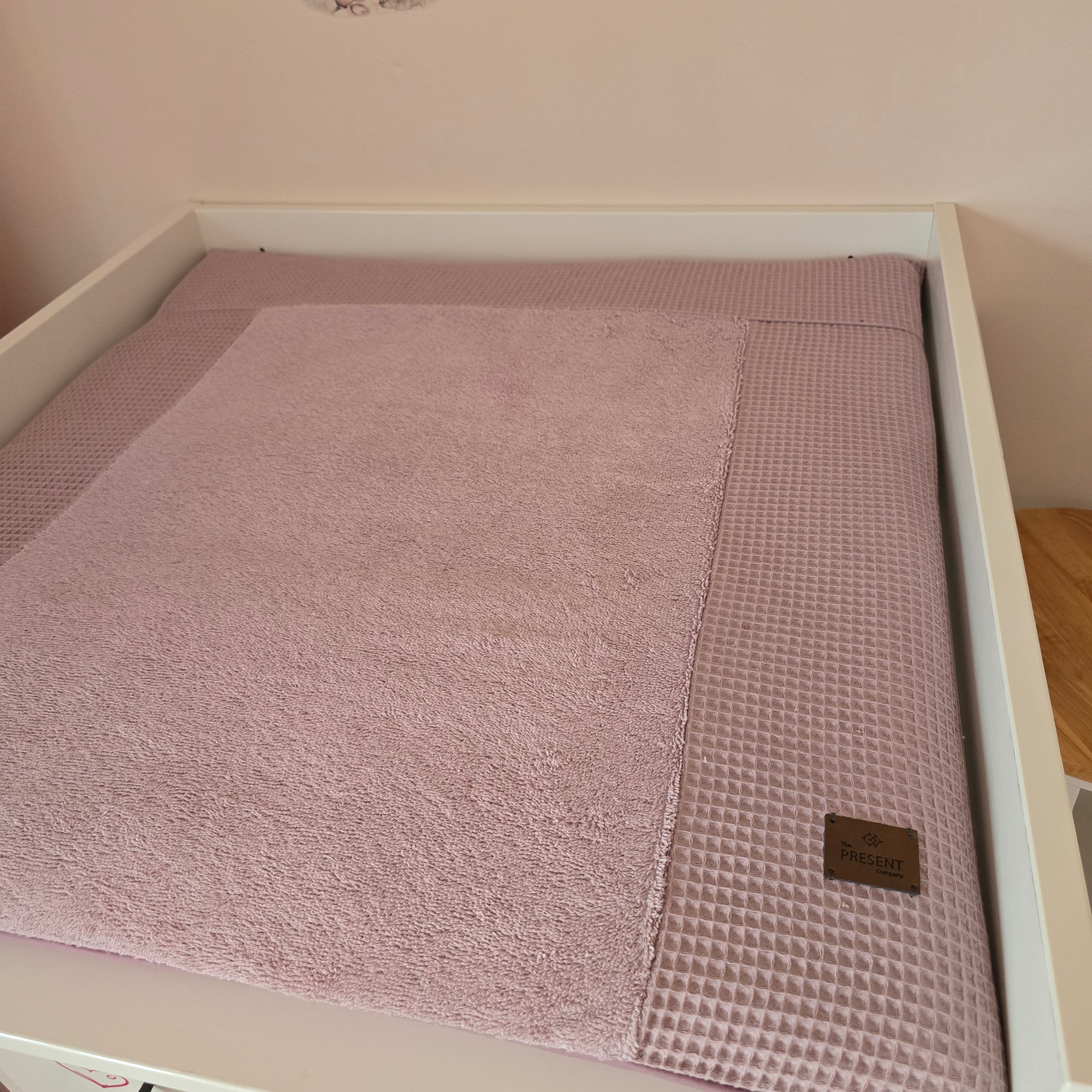 Wickelauflage mit abnehmbarem Bezug Waffelpique - Baby-Anmata