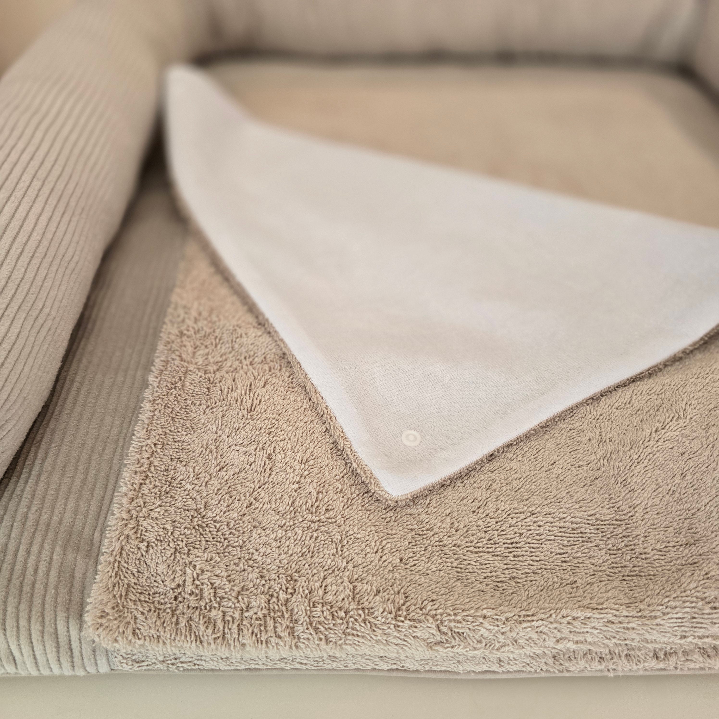 Abknöpfbare wasserfeste Auflage Frottee - Baby-Anmata