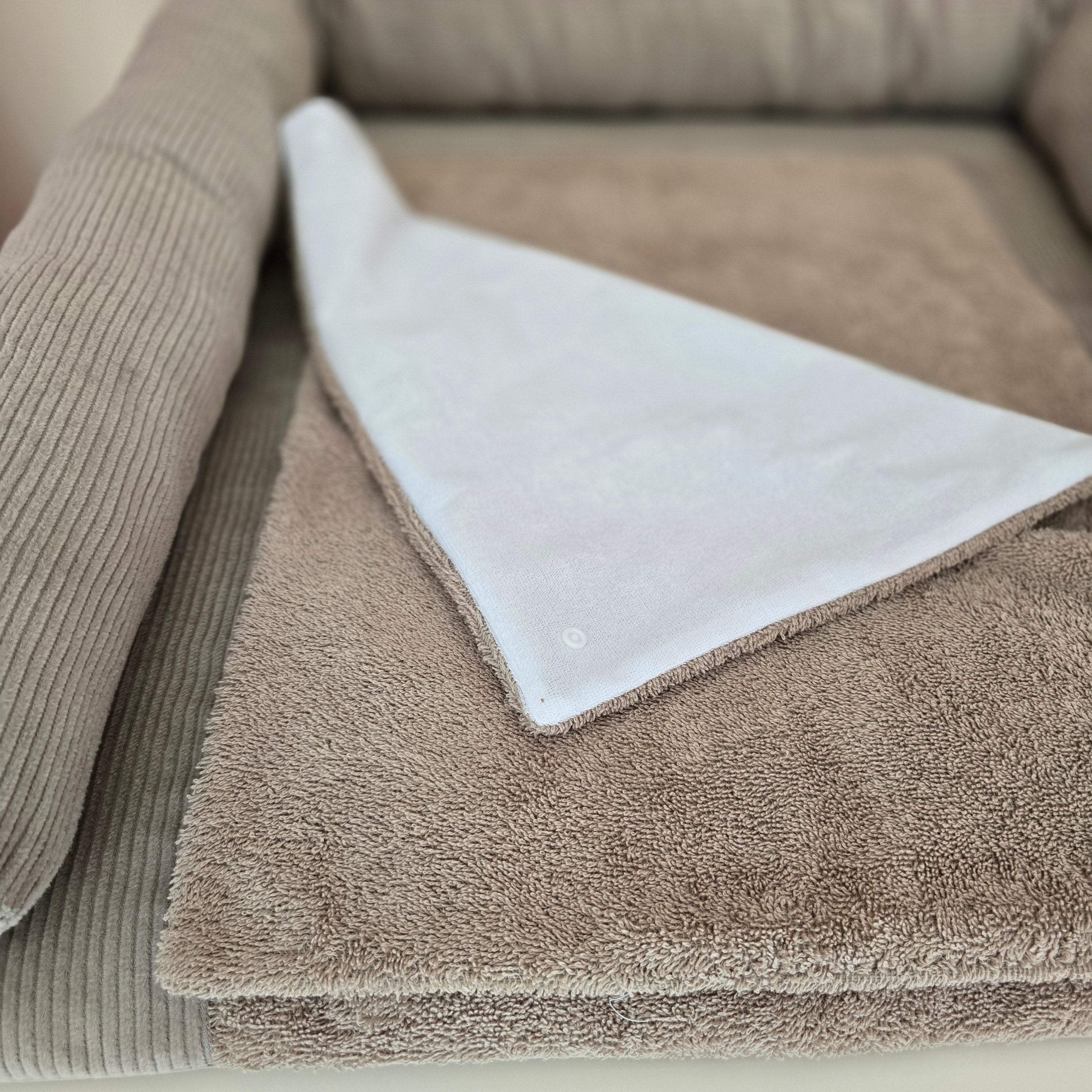 Abknöpfbare wasserfeste Auflage Frottee - Baby-Anmata