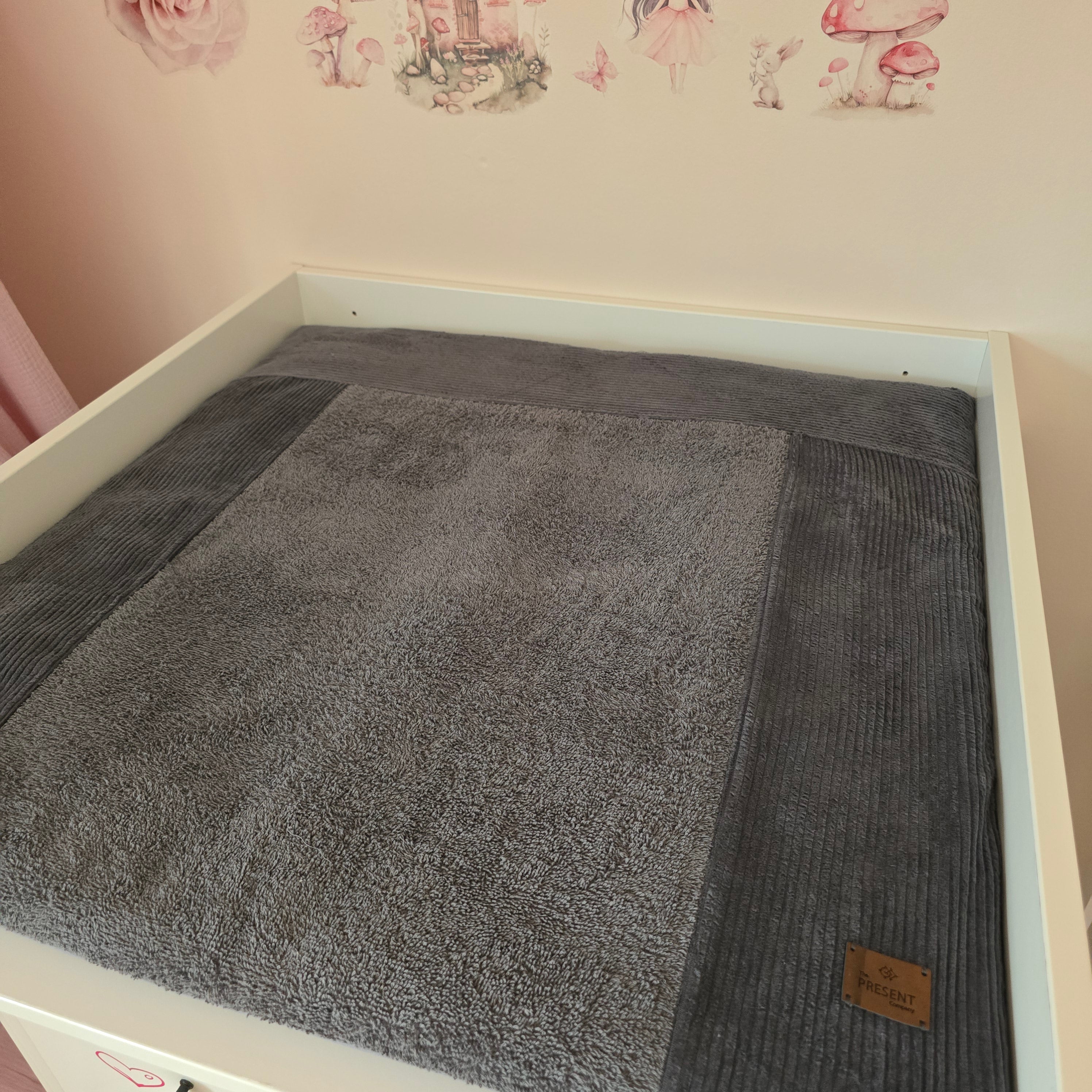 Wickelauflage mit abnehmbarem Bezug Cord - Baby-Anmata