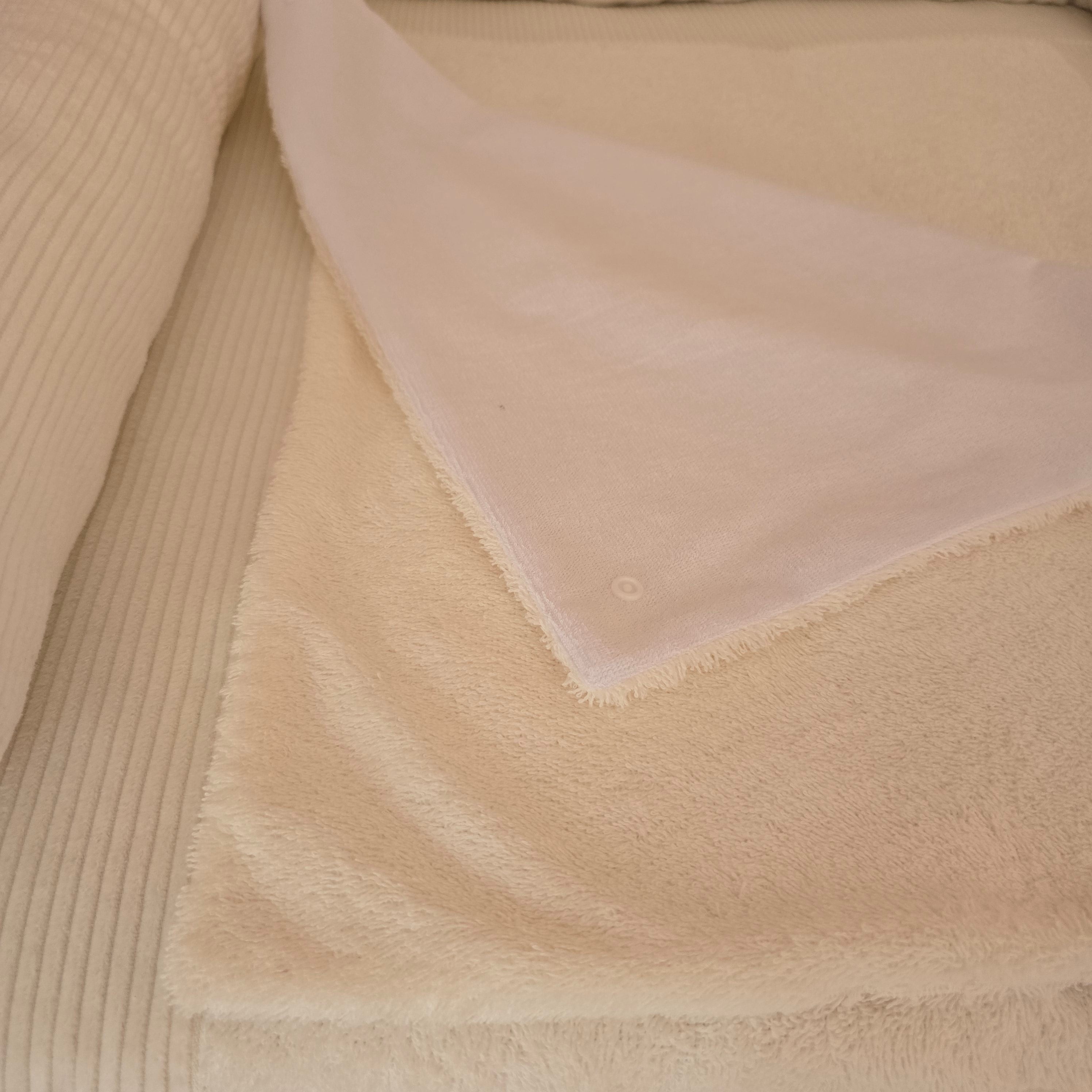 Abknöpfbare wasserfeste Auflage Frottee - Baby-Anmata