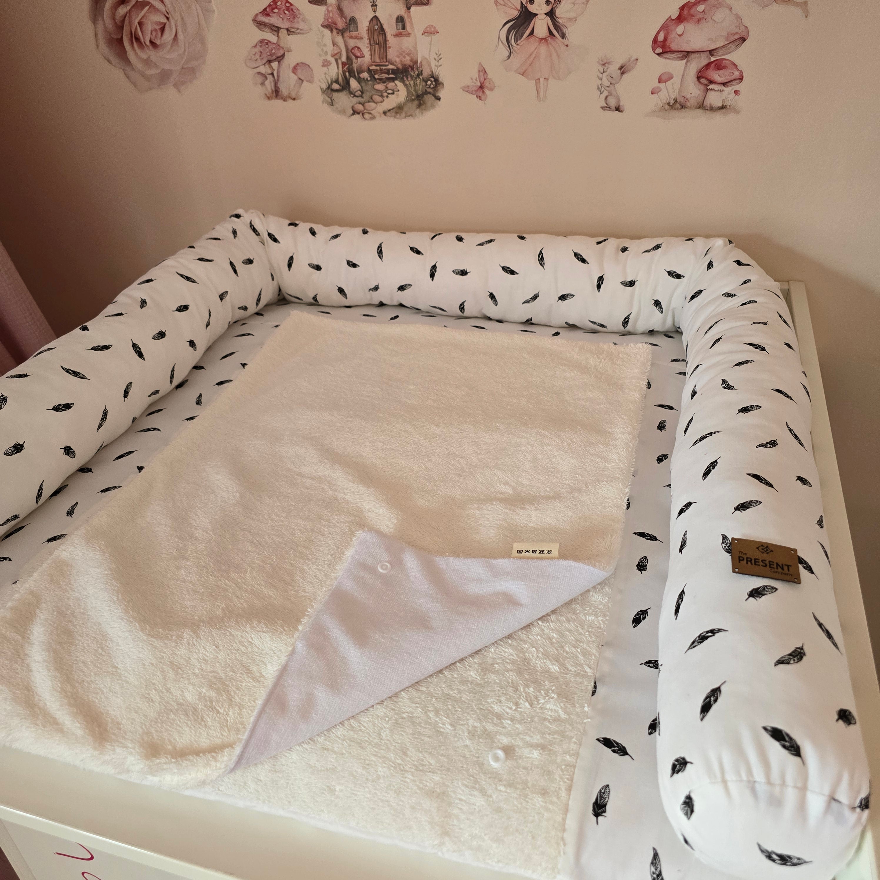 Wickelplatz-Komplettset Feder - Baby-Anmata