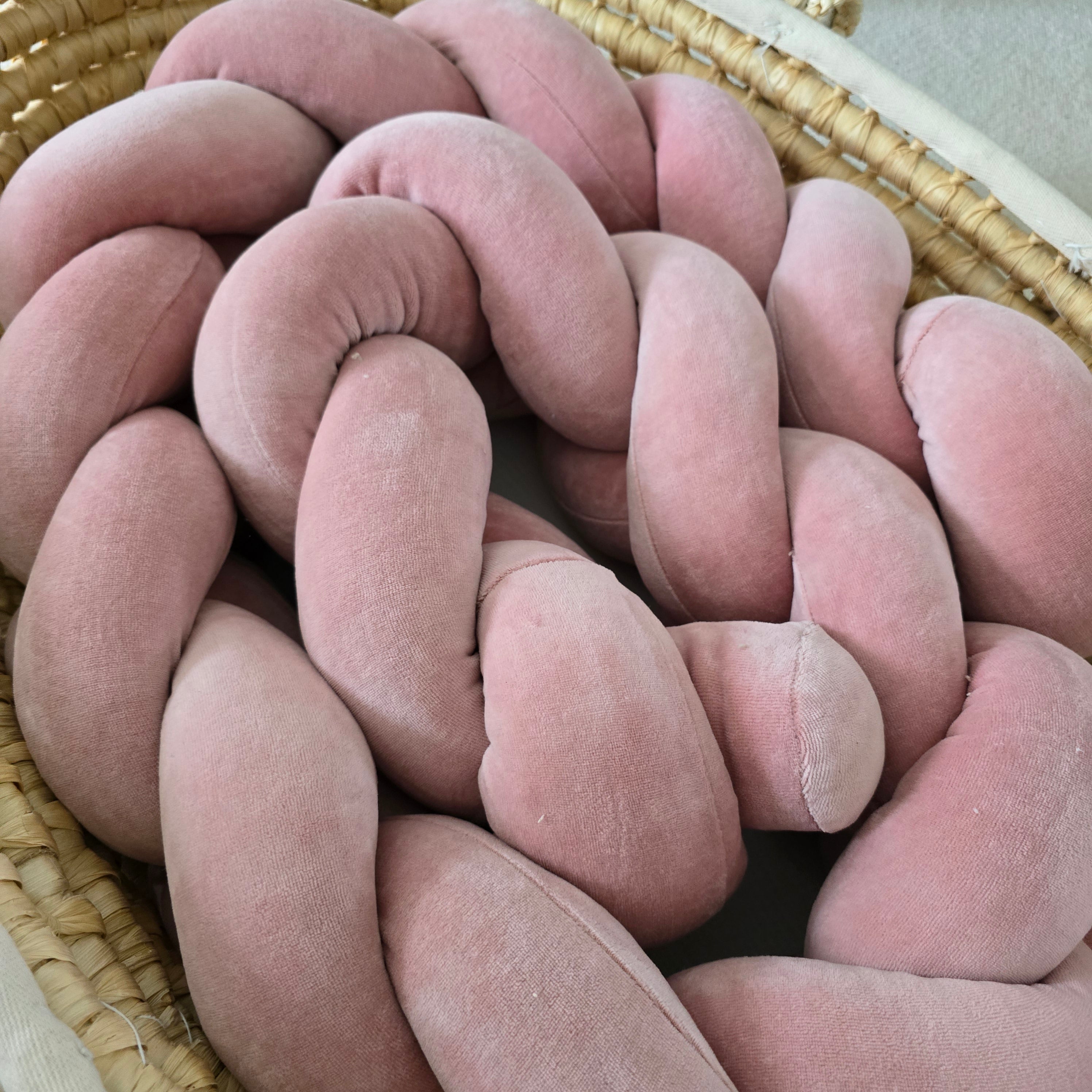 Geflochtene Bettschnecke / Bettschlange Niki - Baby-Anmata