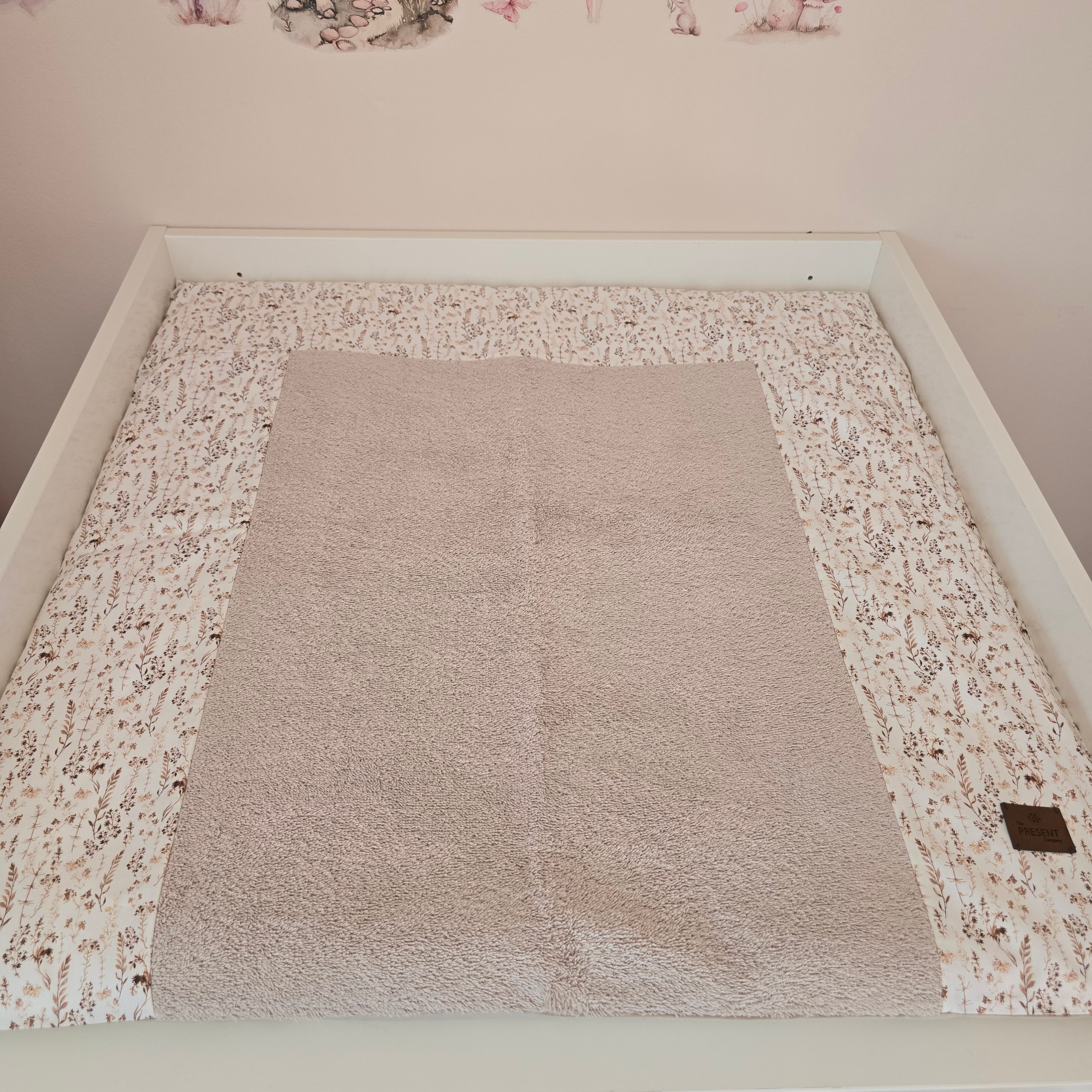 Wickelauflage mit abnehmbarem Bezug Bohoblume - Baby-Anmata