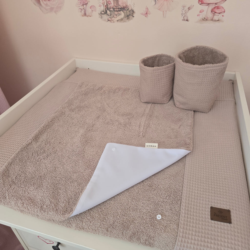 Abknöpfbare wasserfeste Auflage Frottee - Baby-Anmata