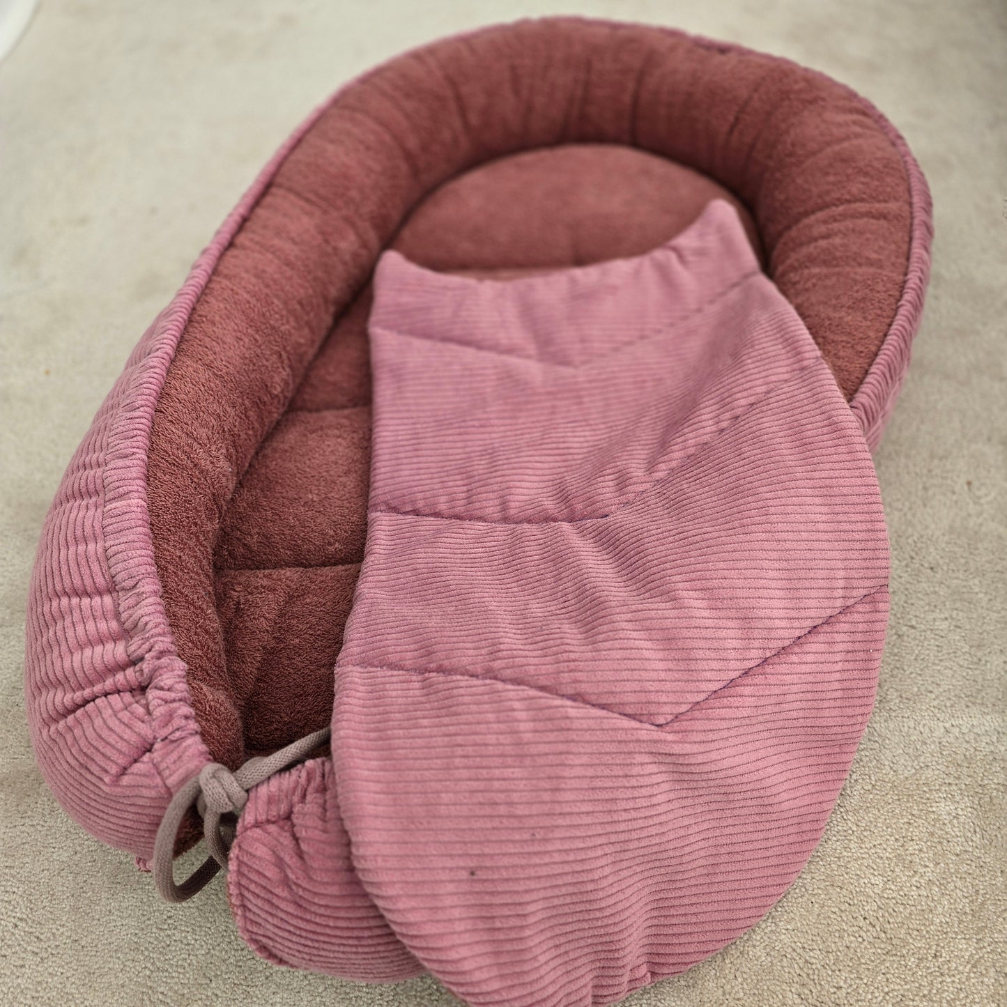 Baby Nestchen Cord mit Frottee