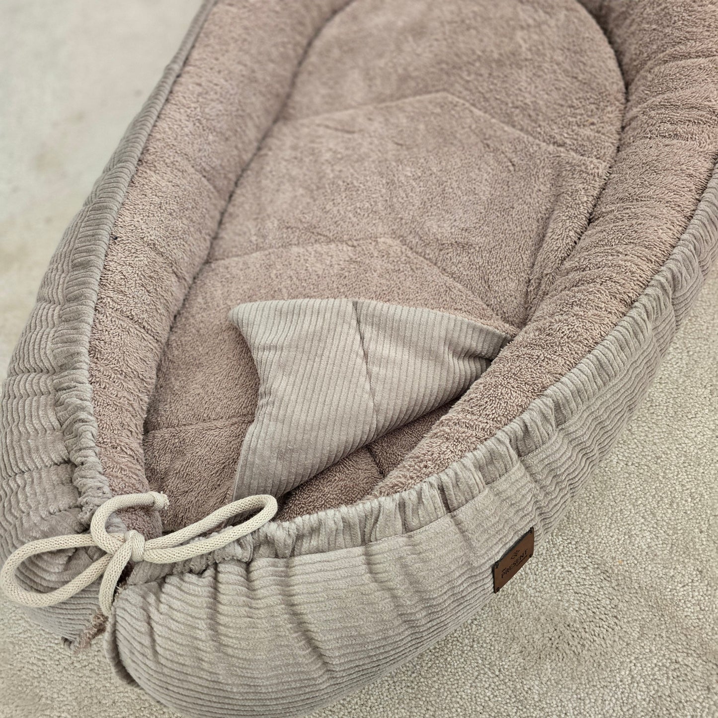 Baby Nestchen Cord mit Frottee