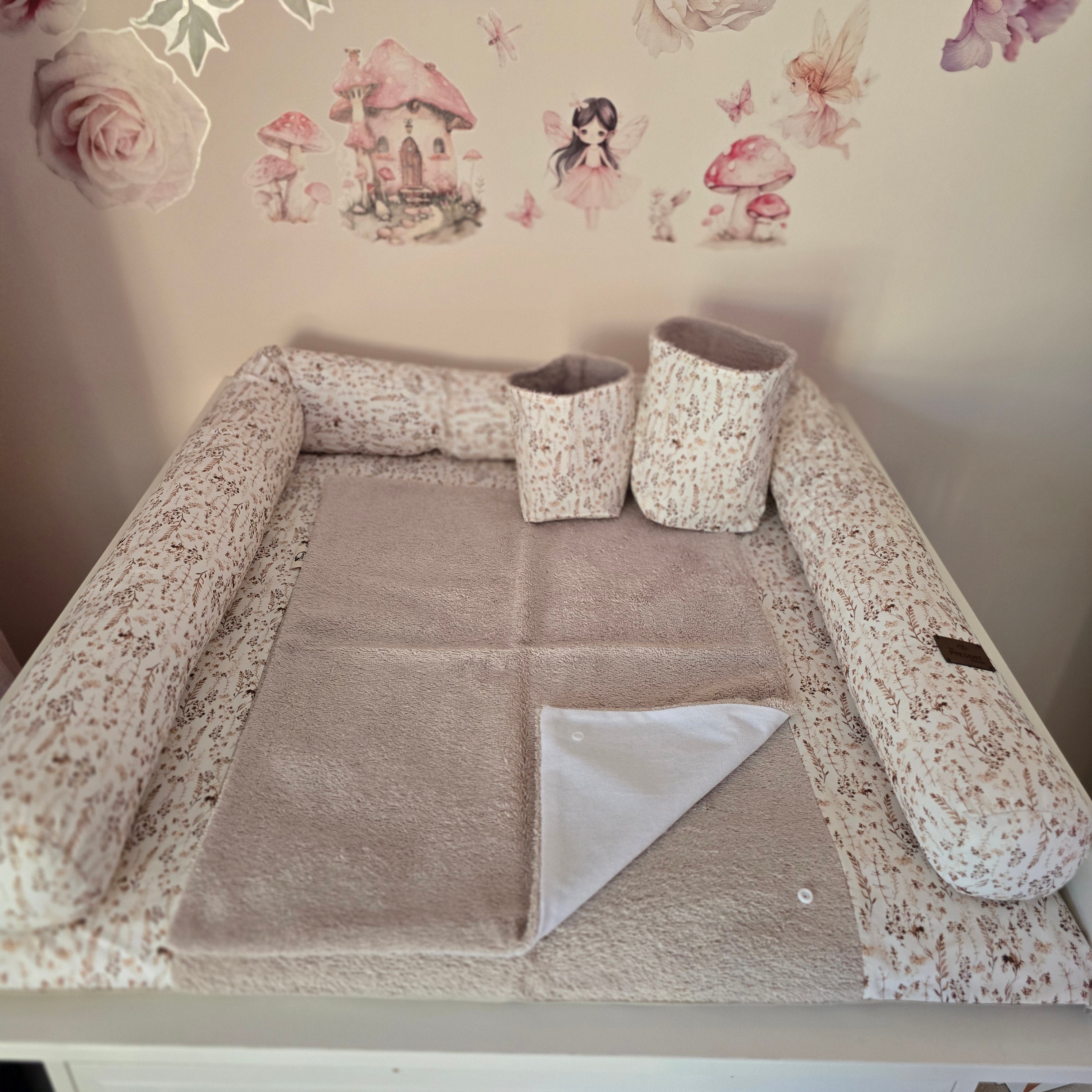 Wickelplatz - Komplettset Bohoblume - Baby - Anmata