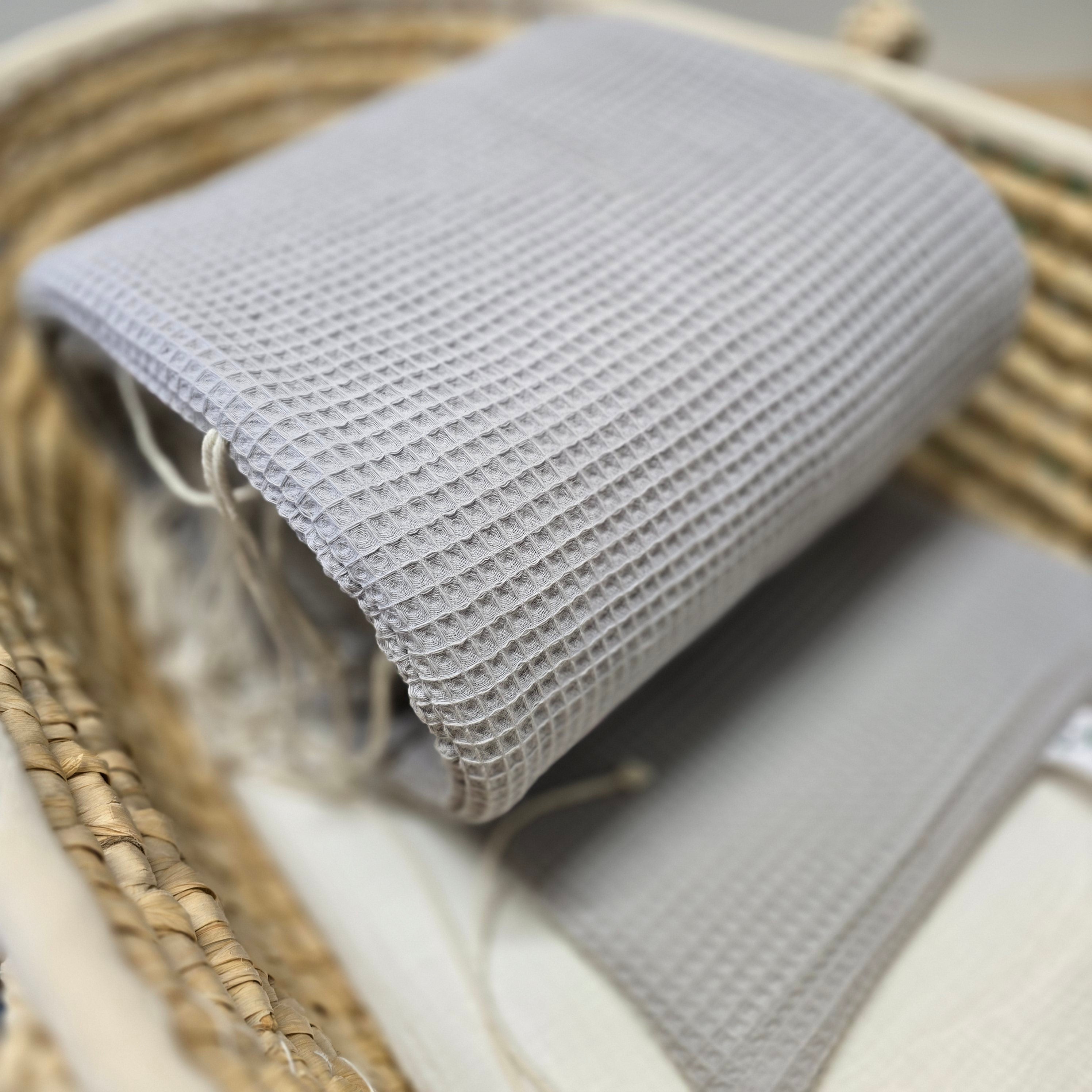 Bettumrandung Waffelpique für Kinderbett - Baby-Anmata