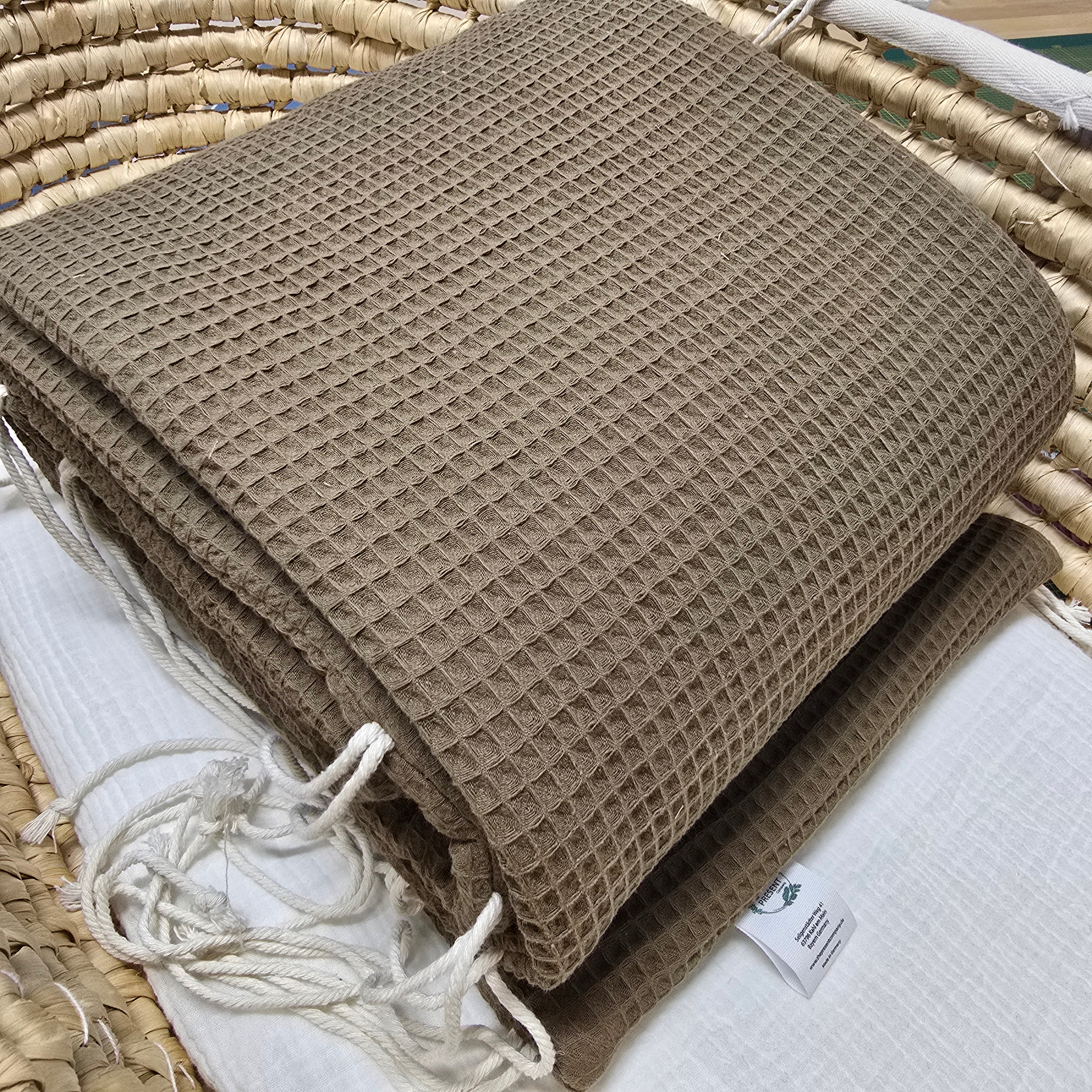 Bettumrandung Waffelpique für Kinderbett - Baby-Anmata