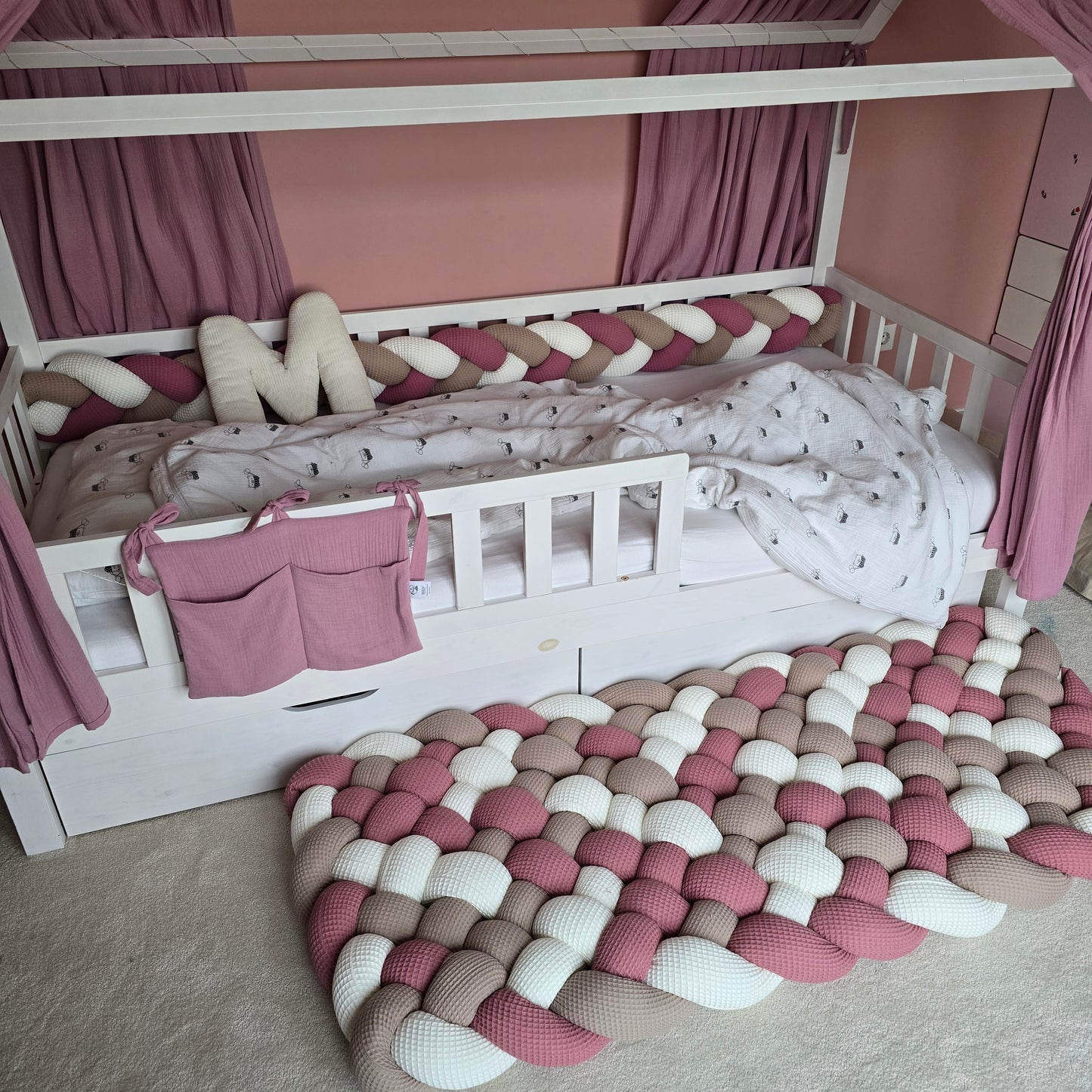 Geflochtener Teppich Selbstgestalten