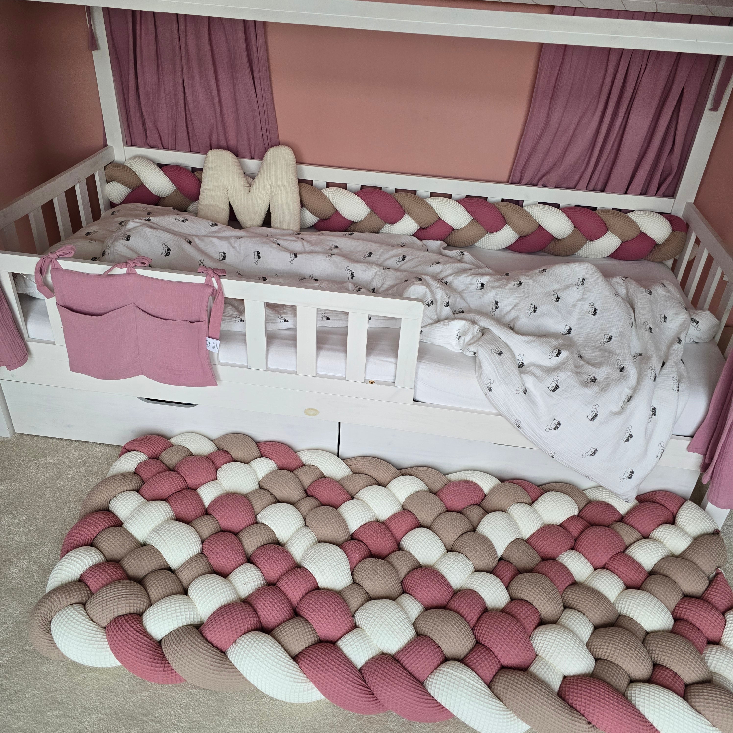 Geflochtener Teppich Selbstgestalten - Baby-Anmata