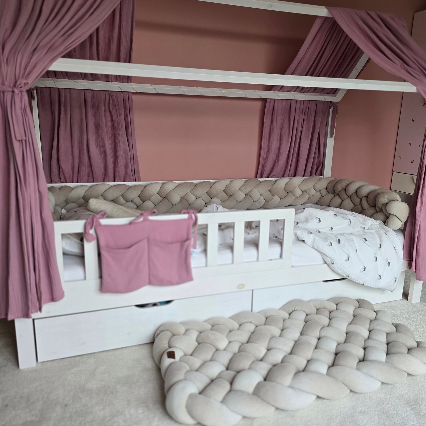 Geflochtener Teppich Nicki