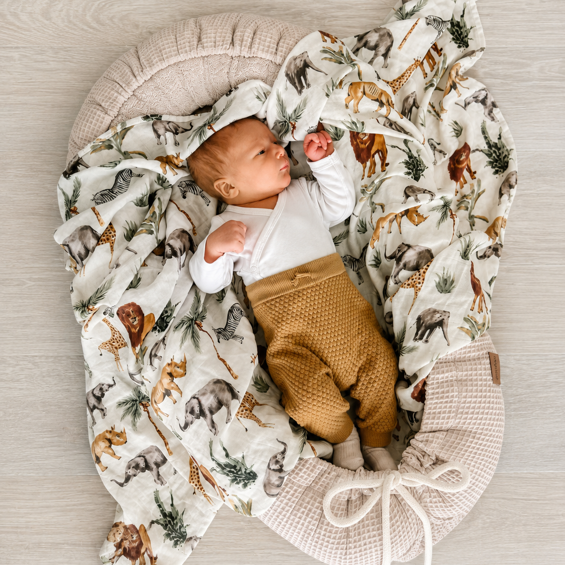 Baby Nestchen Waffelpiqué – Baby-Anmata