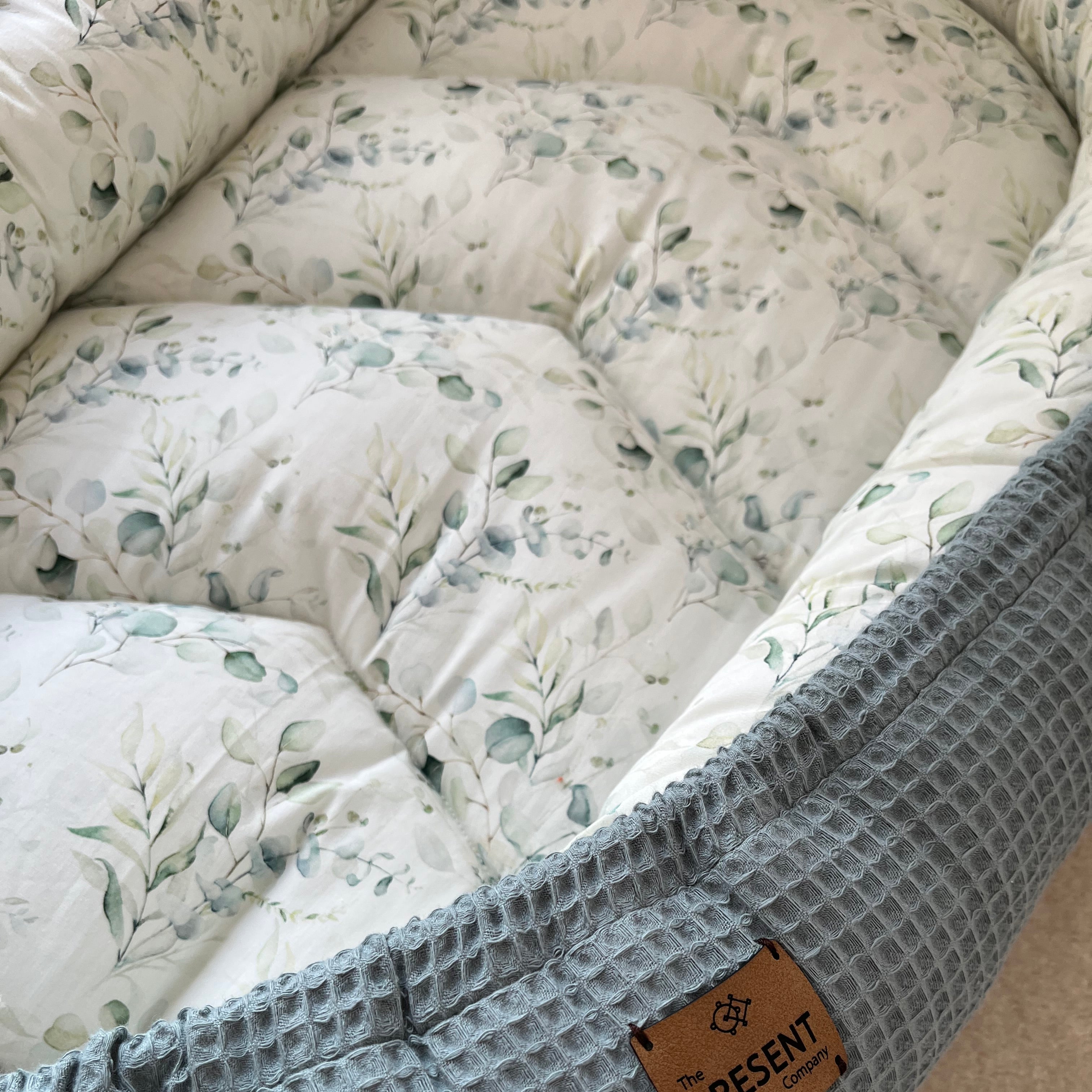 Baby Nestchen, Babynest Eukalyptus - Baby-Anmata