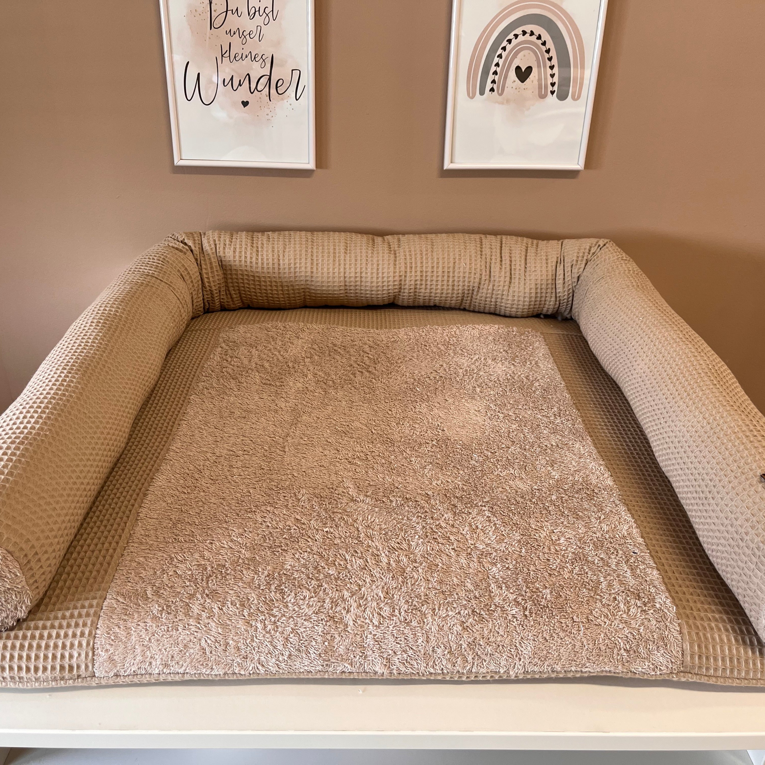 Wickeltischschlange für Wickelauflage Waffelpique - Baby-Anmata