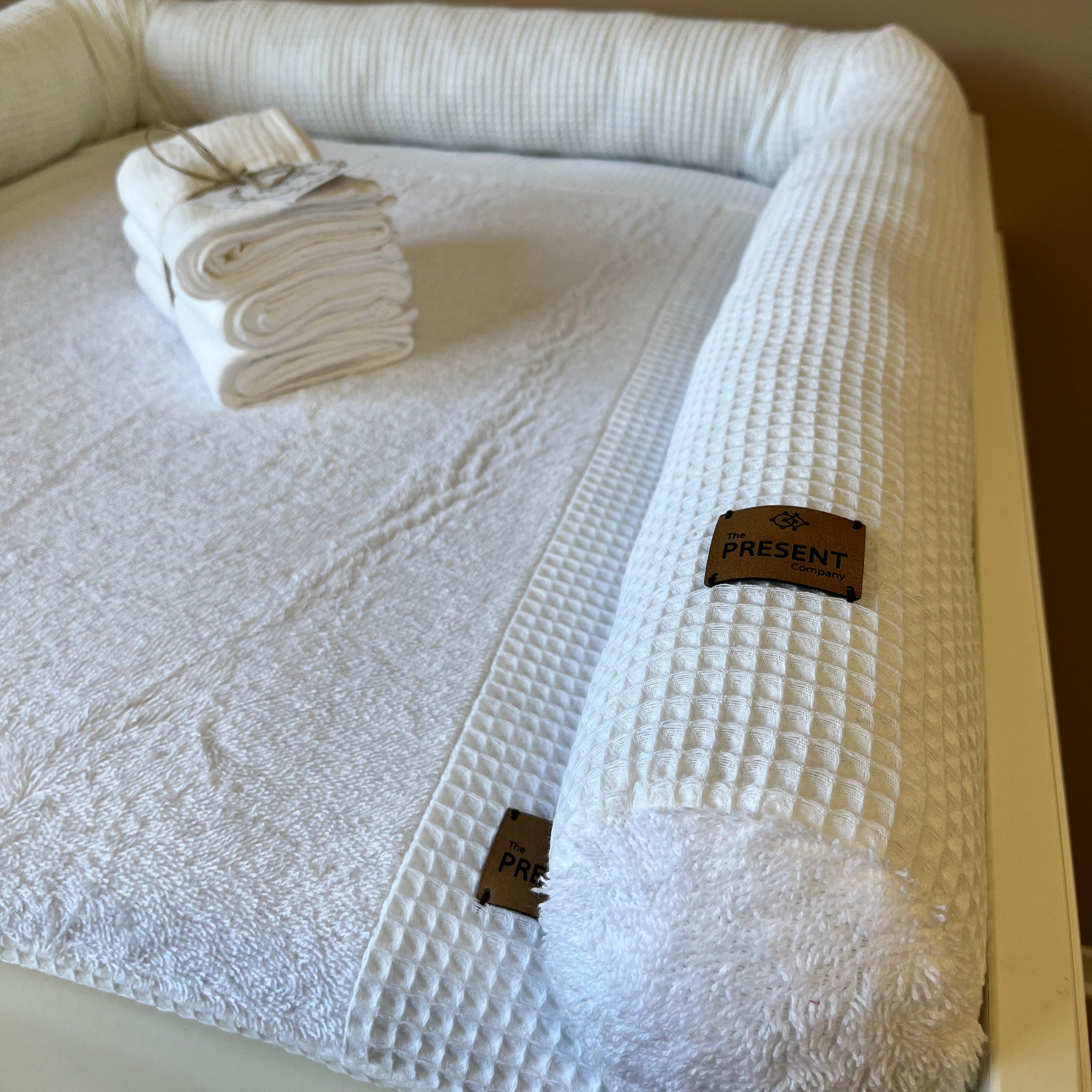 Wickeltischschlange für Wickelauflage Waffelpique - Baby-Anmata