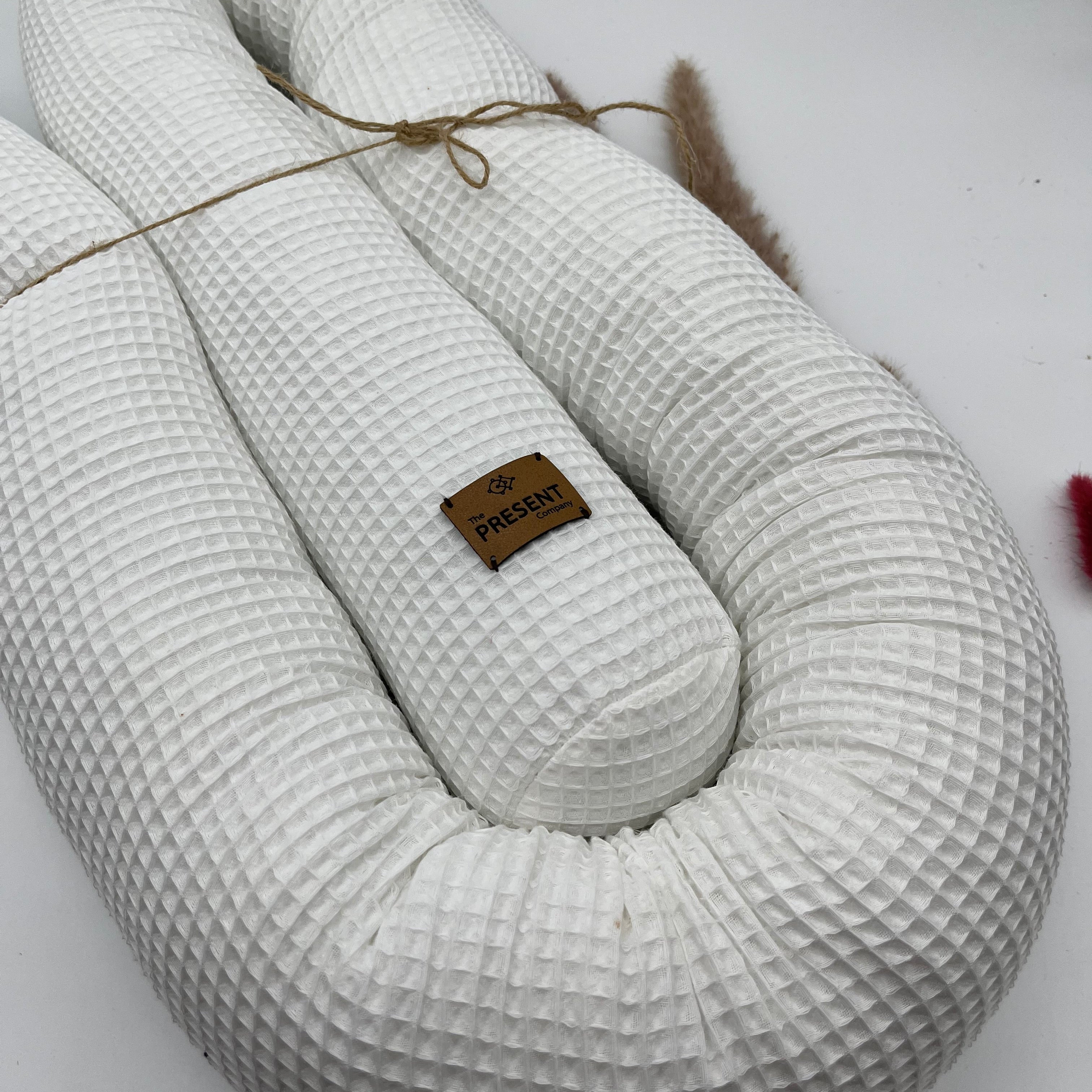 XXL Maxi Bettschlange Waffelpique - Baby - Anmata