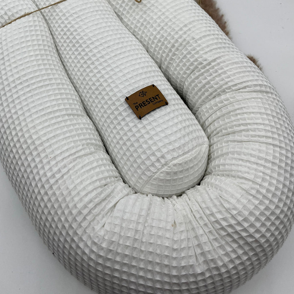 Bettschnecke / Bettschlange Waffelpique - Baby-Anmata