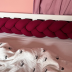 Geflochtene Bettschnecke / Bettschlange Waffelpique - Baby-Anmata