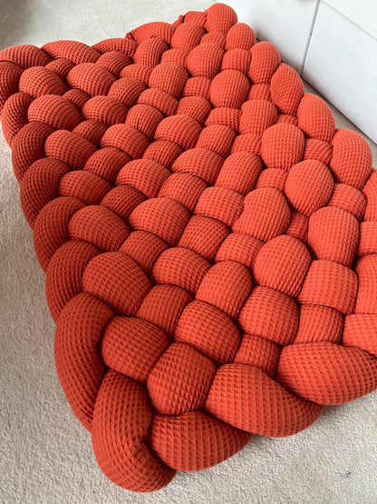 Geflochtener Teppich Waffelpique - Baby-Anmata