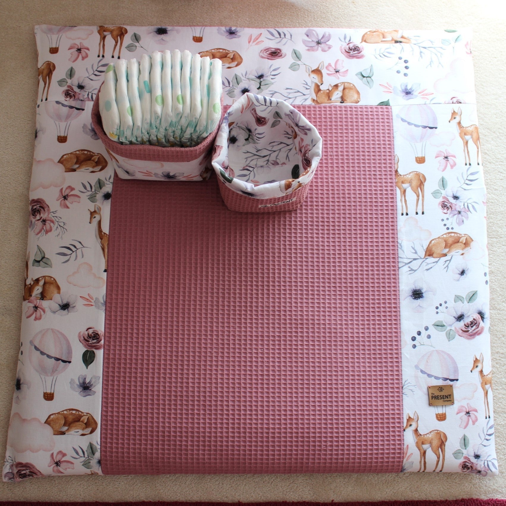 Wickelauflage mit abnehmbarem Bezug Bambi - Baby - Anmata