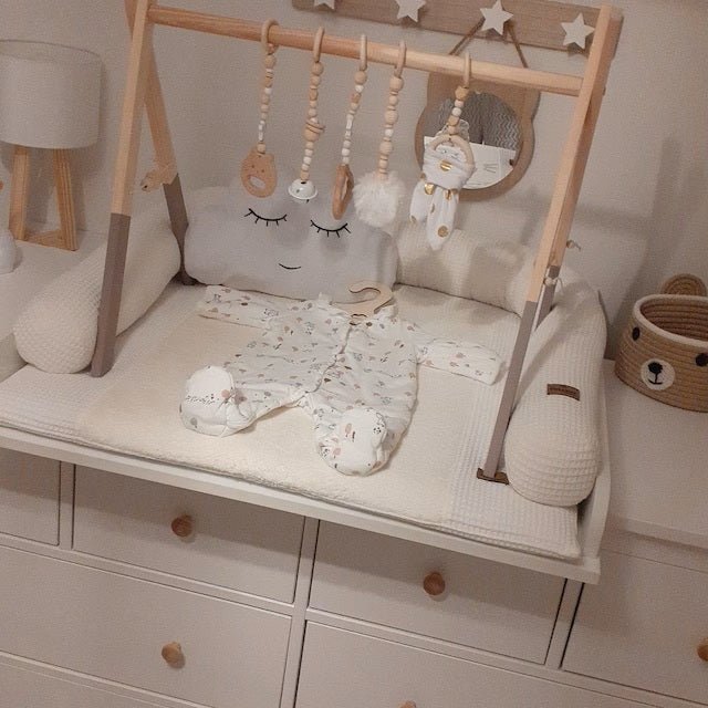 Wickeltischschlange für Wickelauflage Waffelpique - Baby-Anmata